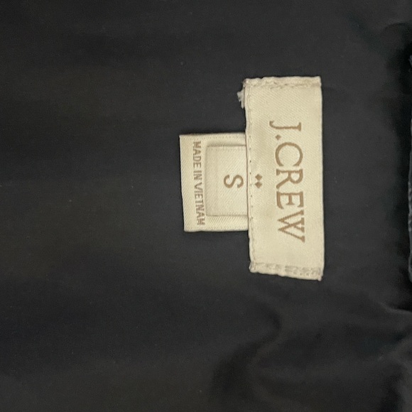 J CREW puffer vest Small black gray plaid - Picture 8 of 8